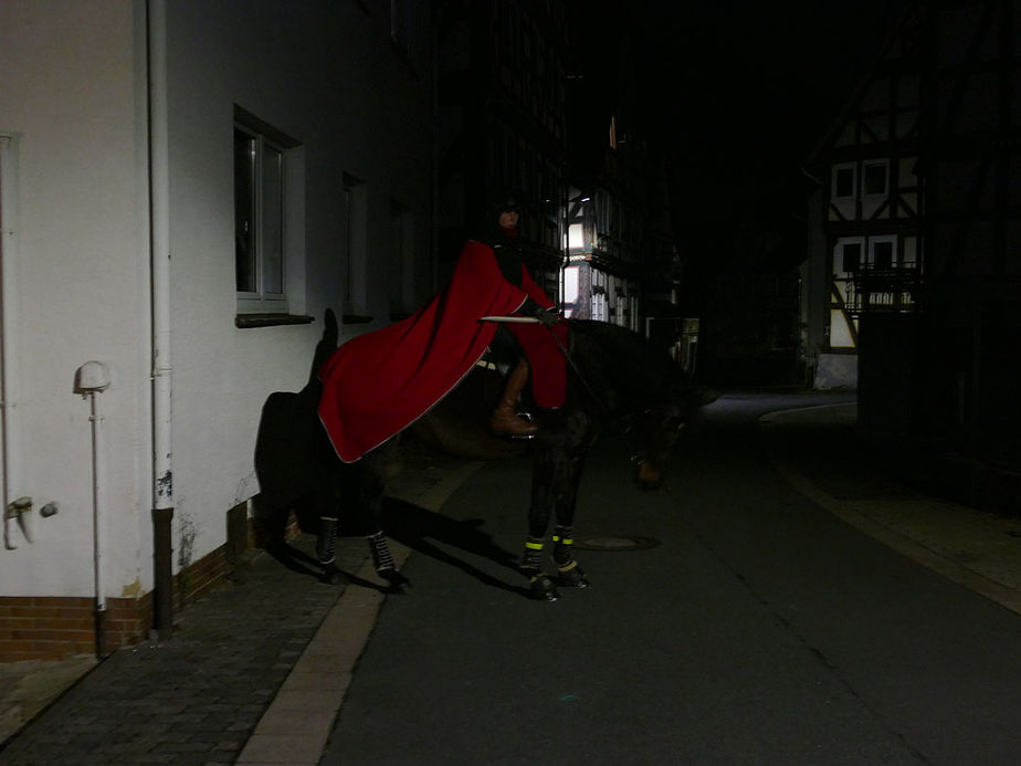 Sankt Martin Laternenumzug durch die Stadt (Foto: Karl-Franz Thiede)